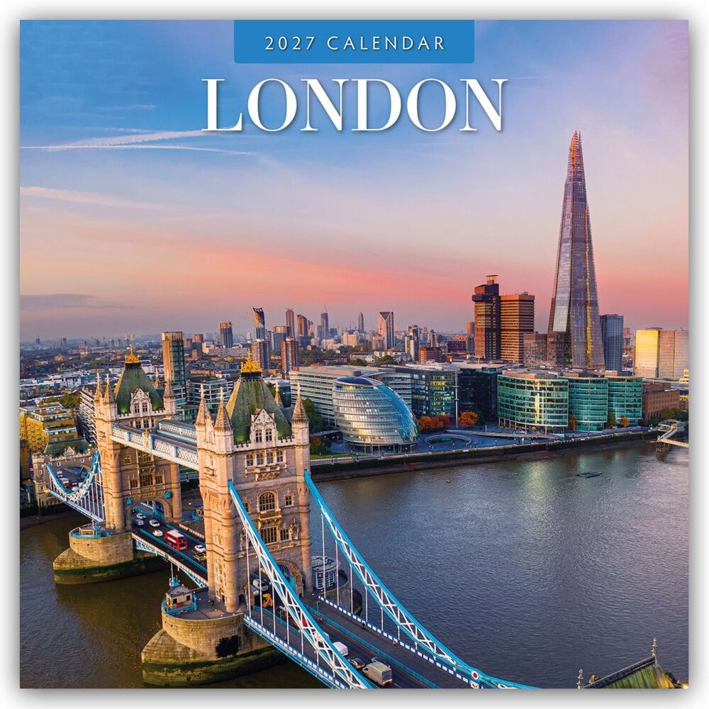 London 2027 - 16-Monatskalender (Red Robin Publishing Ltd)