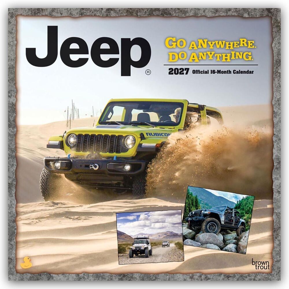 Jeep 2027 - 16-Monatskalender (Browntrout Publishers Inc)