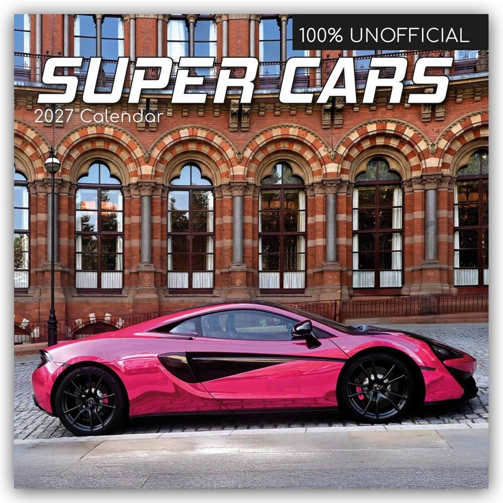 Super Cars - Traumautos 2027 - 16-Monatskalender (Gifted Stationery Co. Ltd)