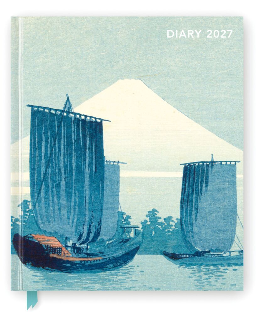 Japanese Woodblocks - Japanische Holzschnitte - Terminkalender 2027 (Flame Tree Publishing)