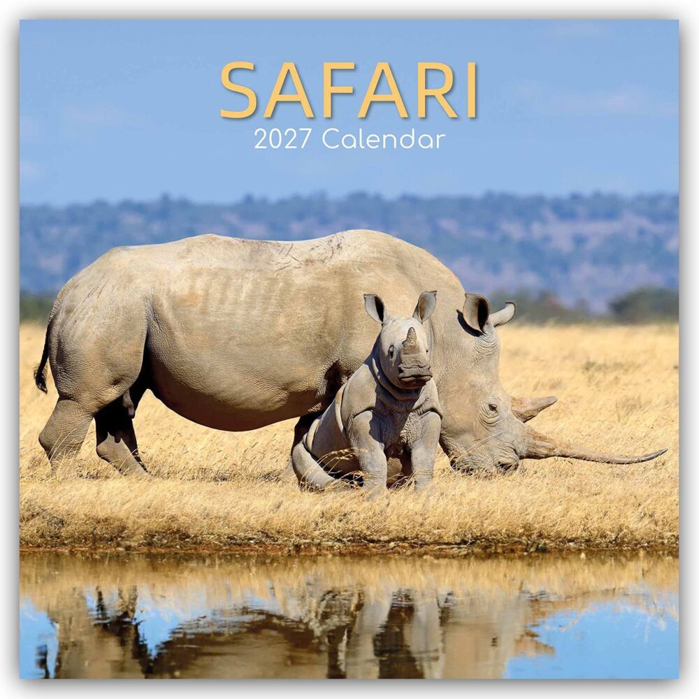 Safari 2027 - 16-Monatskalender (The Gifted Stationery Co. Ltd)