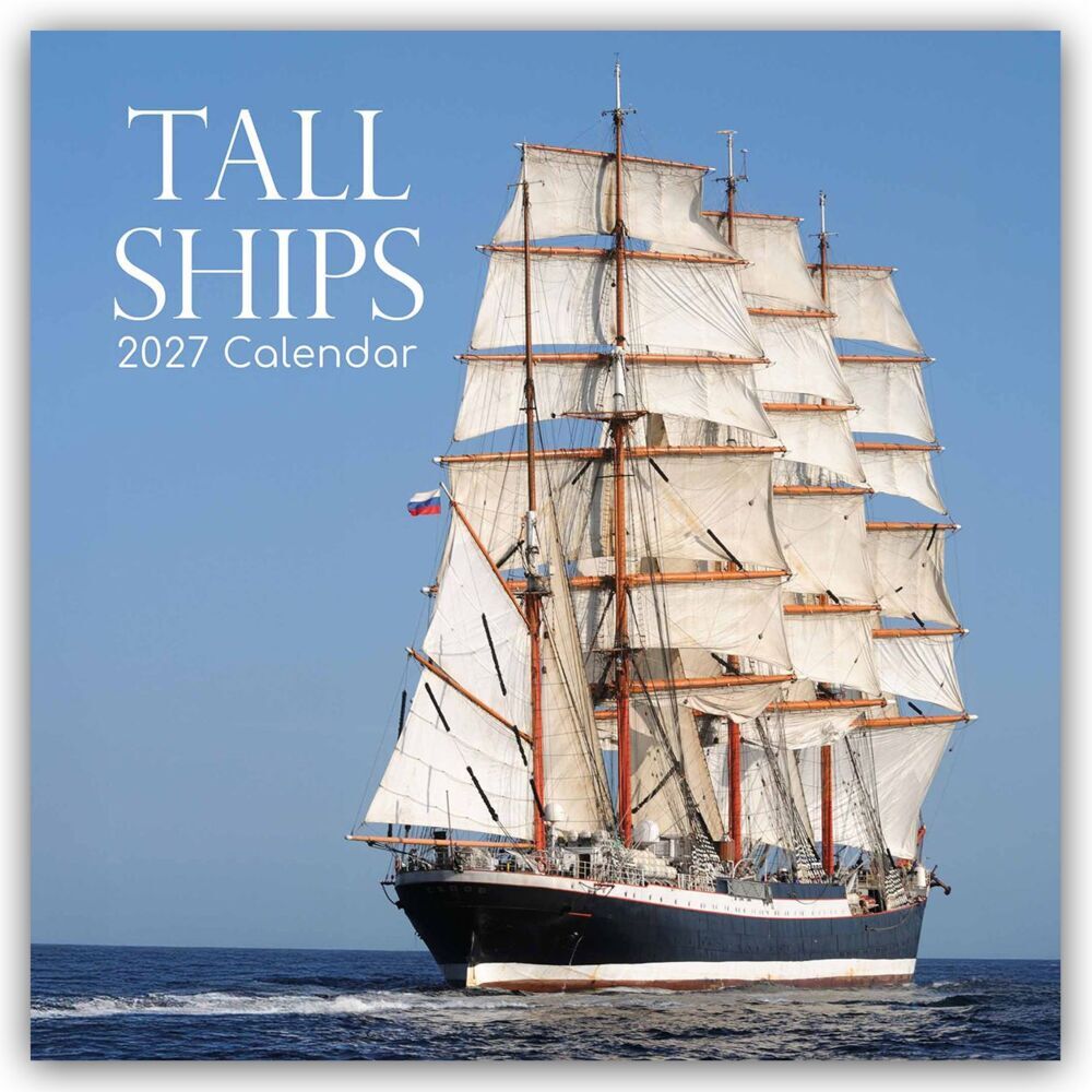 Tall Ships - Segelschiffe 2027 - 16-Monatskalender (The Gifted Stationery Co. Ltd)