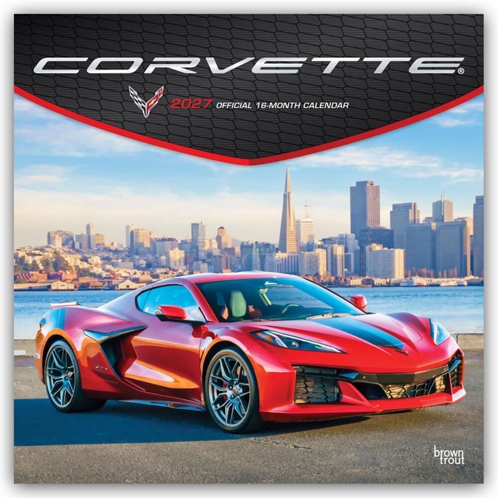 Corvette - Chevrolet Corvette 2027 - 16-Monatskalender (Browntrout Publishers Inc)