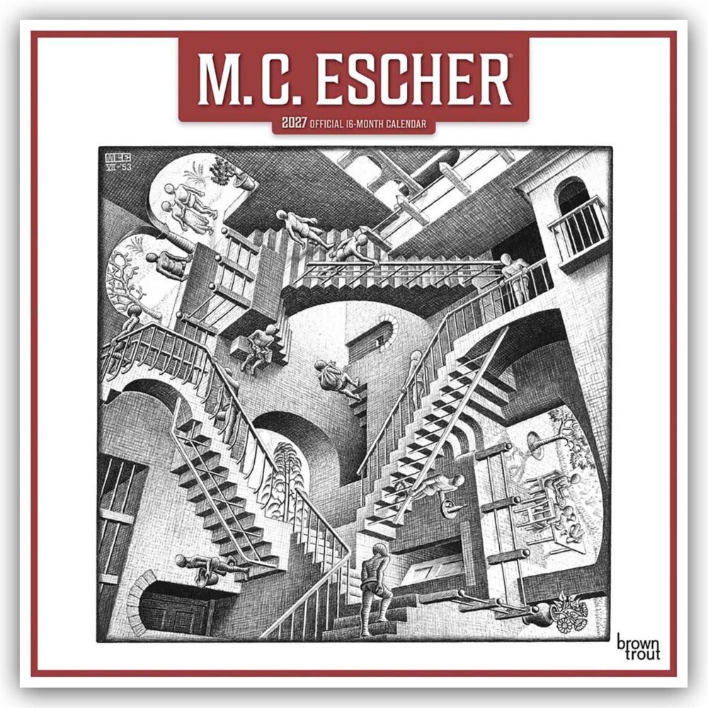 M. C. Escher 2027 - 16-Monatskalender (Browntrout Publishers Inc)