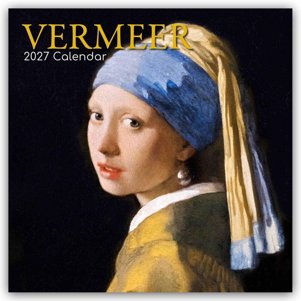 Vermeer - Jan Vermeer - Kunstkalender 2027 16-Monatskalender (The Gifted Stationery Co. Ltd)