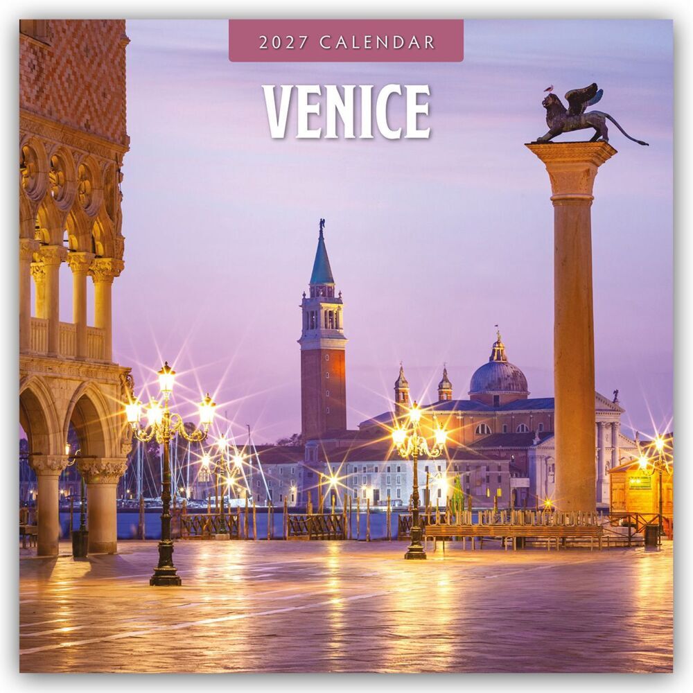 Venice - Venedig 2027 - 16-Monatskalender (Red Robin Publishing Ltd)