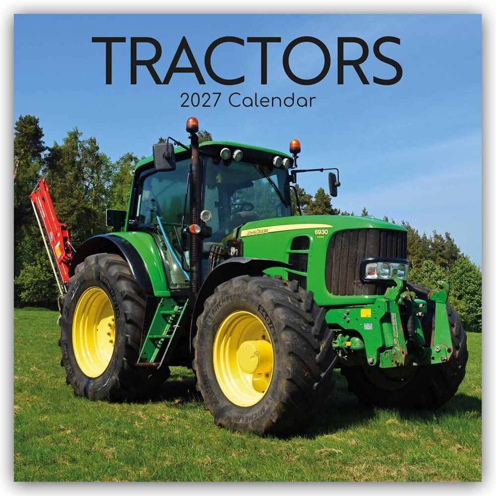 Tractors - Traktoren 2027 - 16-Monatskalender (Gifted Stationery Co. Ltd)