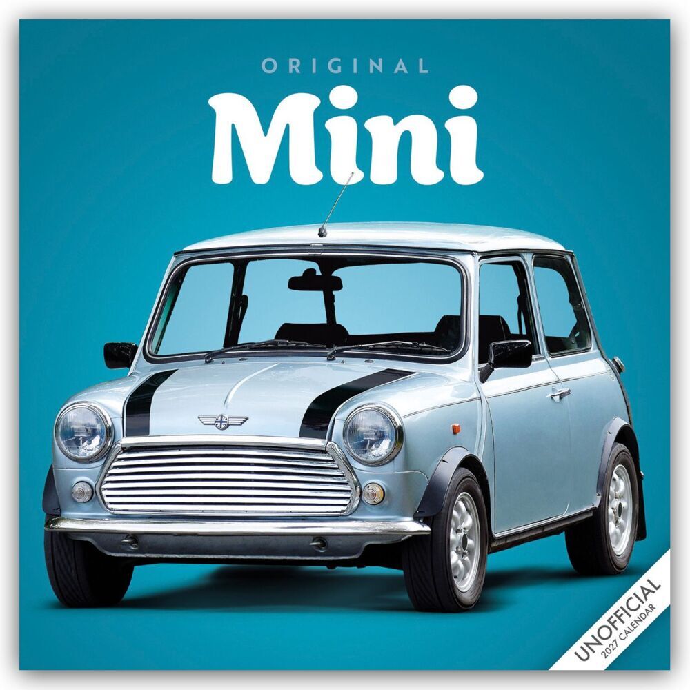 Original Mini - Autos 2027 - Wand-Kalender (Carousel Calendar)