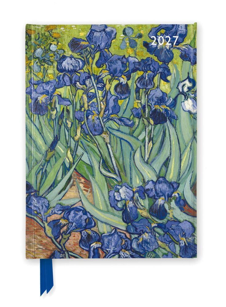 Vincent van Gogh - Schwertlilien - Terminkalender 2027 (Flame Tree Publishing)