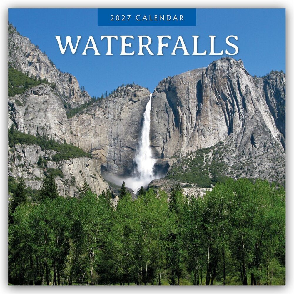 Waterfalls - Wasserfälle 2027 - 16-Monatskalender (Red Robin Publishing Ltd)