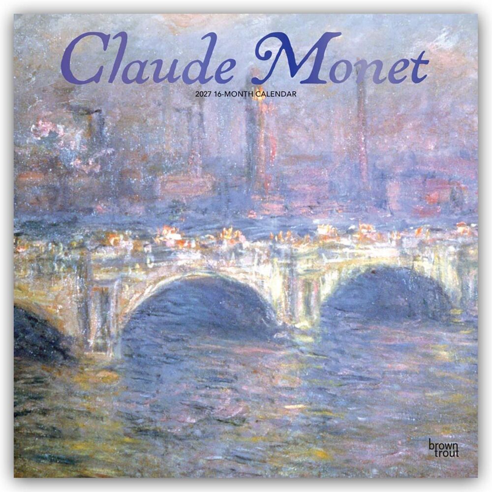 Claude Monet 2027 - 16-Monatskalender (Browntrout Publishers Inc)