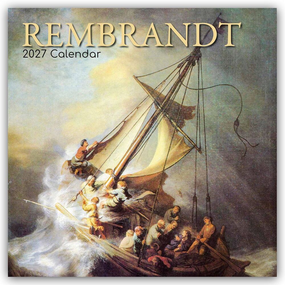 Rembrandt - Rembrandt van Rijn 2027 - 16-Monatskalender (Gifted Stationery Co. Ltd)