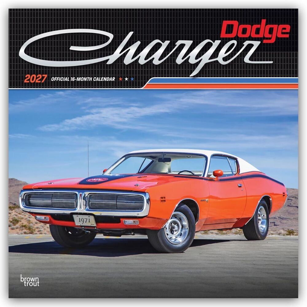 Dodge Charger 2027 - 16-Monatskalender (Browntrout Publishers Inc)