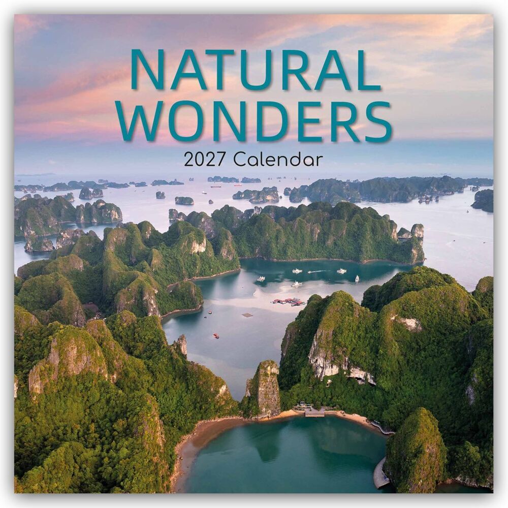 Natural Wonders - Naturwunder 2027 - 16-Monatskalender (The Gifted Stationery Co. Ltd)