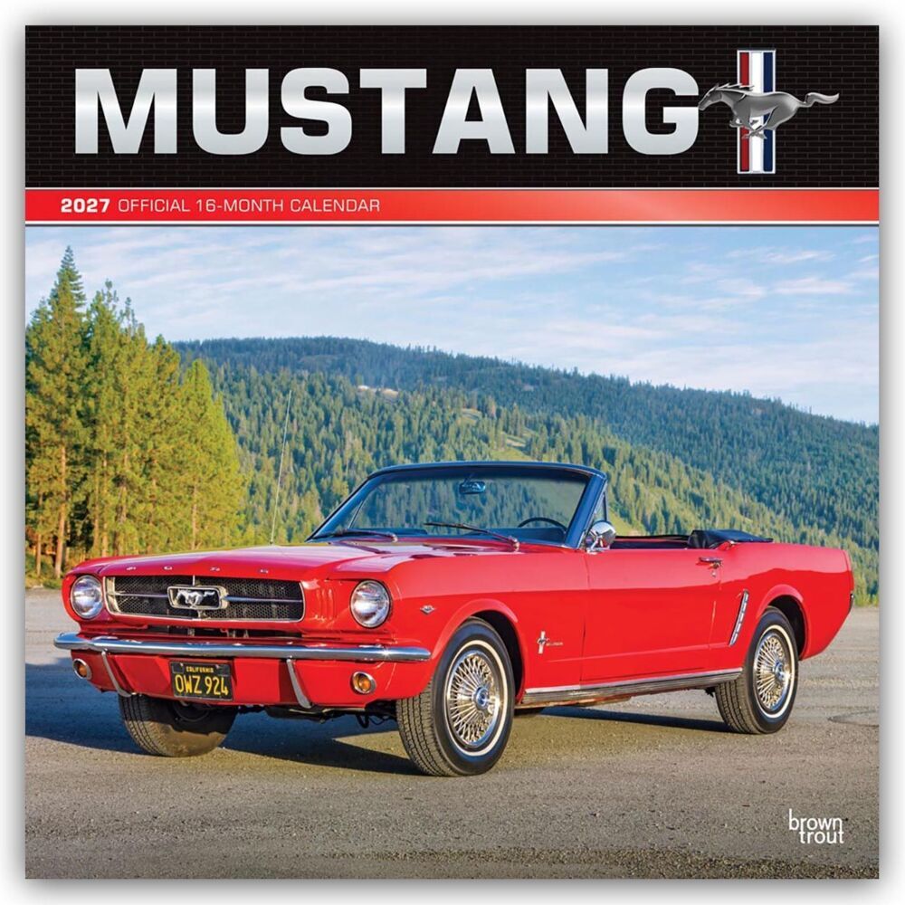 Mustang - Ford Mustang 2027 - 16-Monatskalender (Browntrout Publishers Inc)