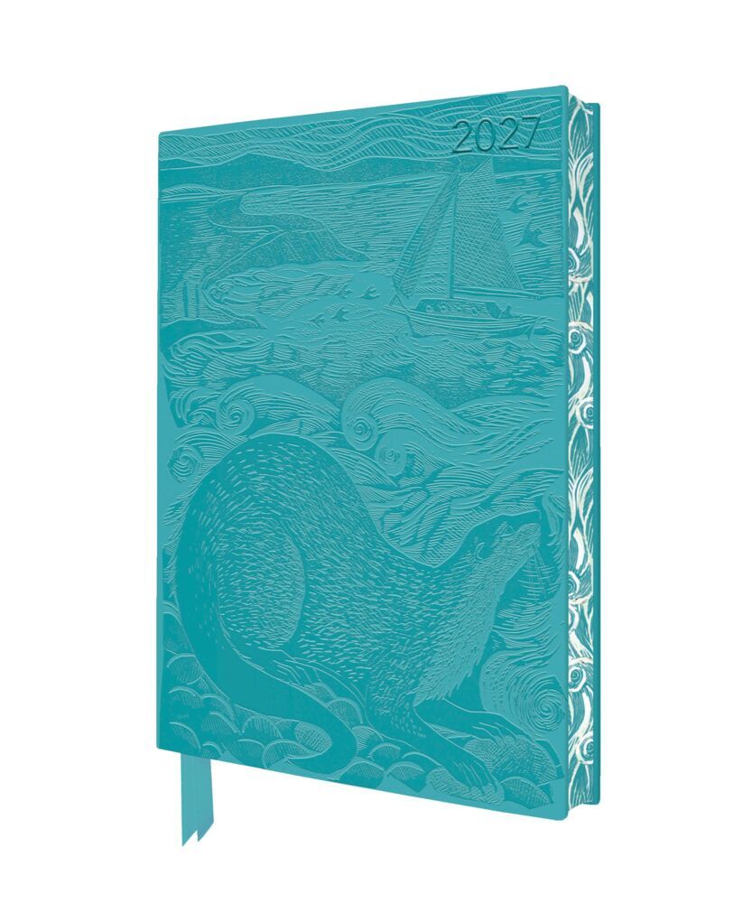 Angela Harding - Shetlandotter und der Gesang des Windes - Tischkalender 2027 (Flame Tree Publishing)