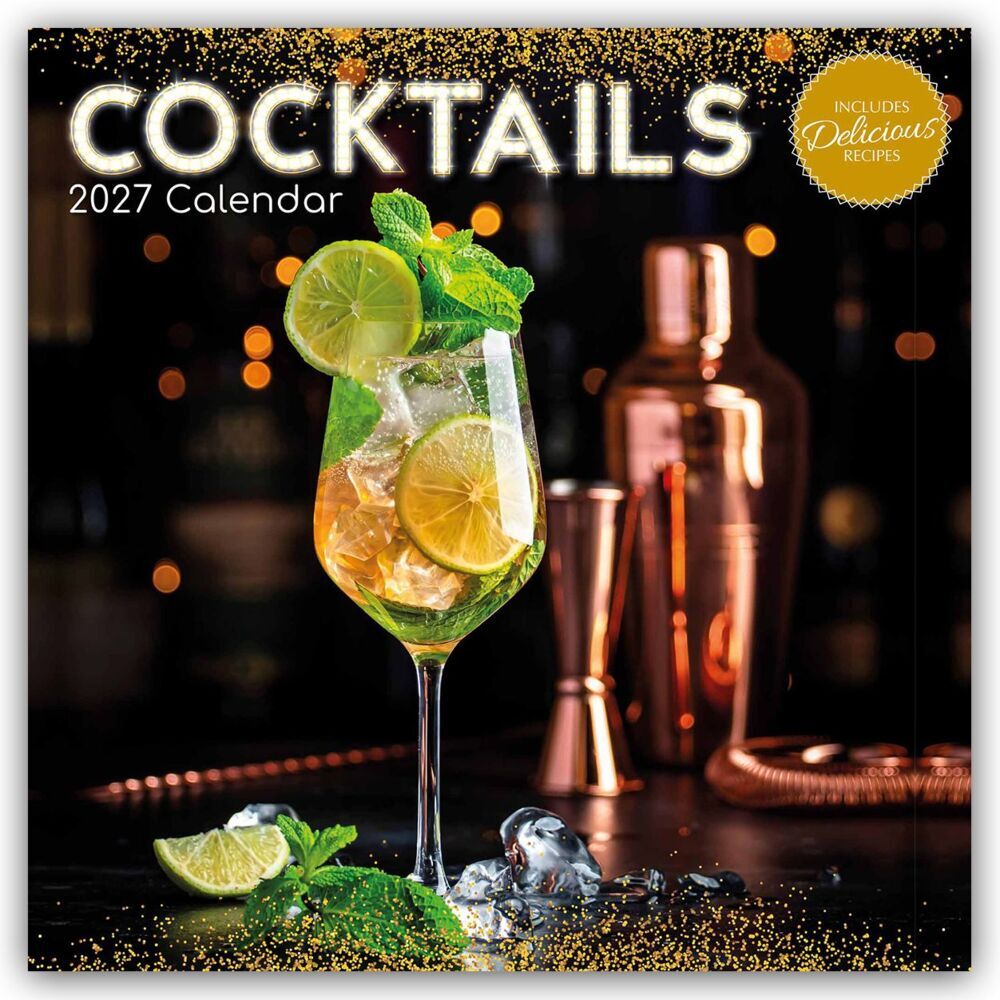 Cocktails 2027 - 16-Monatskalender (The Gifted Stationery Co. Ltd)