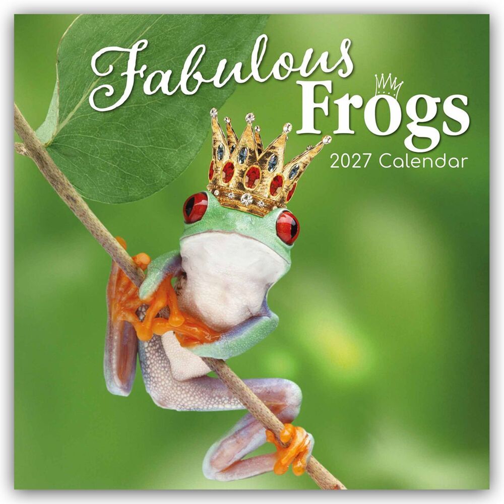 Fabulous Frogs - Fabelhafte Frösche 2027 - 16-Monatskalender (Gifted Stationery Co. Ltd)