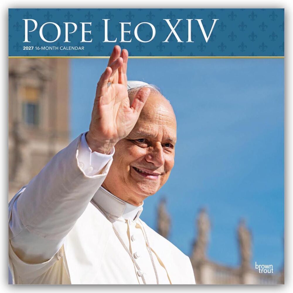 Pope Leo XIV - Papst Leo XIV 2027 - 16-Monatskalender (Browntrout Publishers Inc)