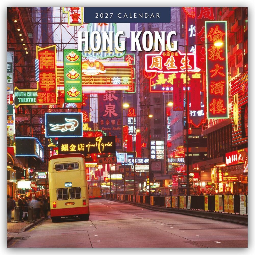 Hongkong 2027 - 16-Monatskalender (Red Robin Publishing Ltd)