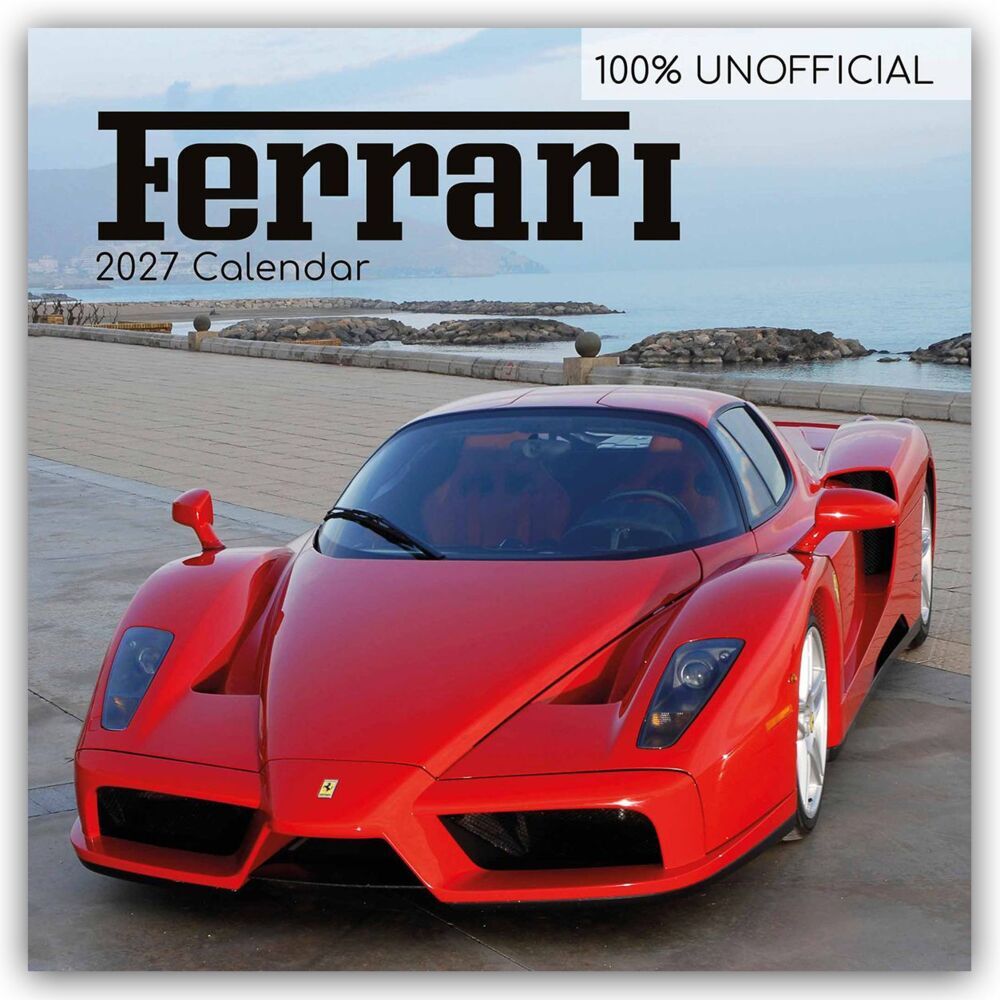 Ferrari 2027 - 16-Monatskalender (Gifted Stationery Co. Ltd)
