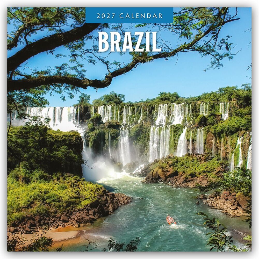 Brazil - Brasilien 2027 - 16-Monatskalender (Red Robin Publishing Ltd)
