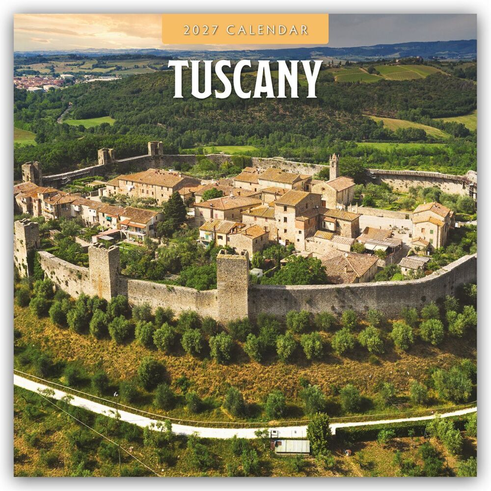 Tuscany - Toskana 2027 - 16-Monatskalender (Red Robin Publishing Ltd)