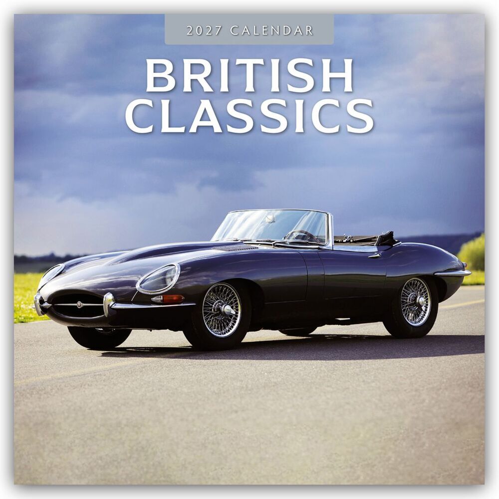 British Classics - Klassische britische Autos 2027 - 16-Monatskalender (Red Robin Publishing Ltd)