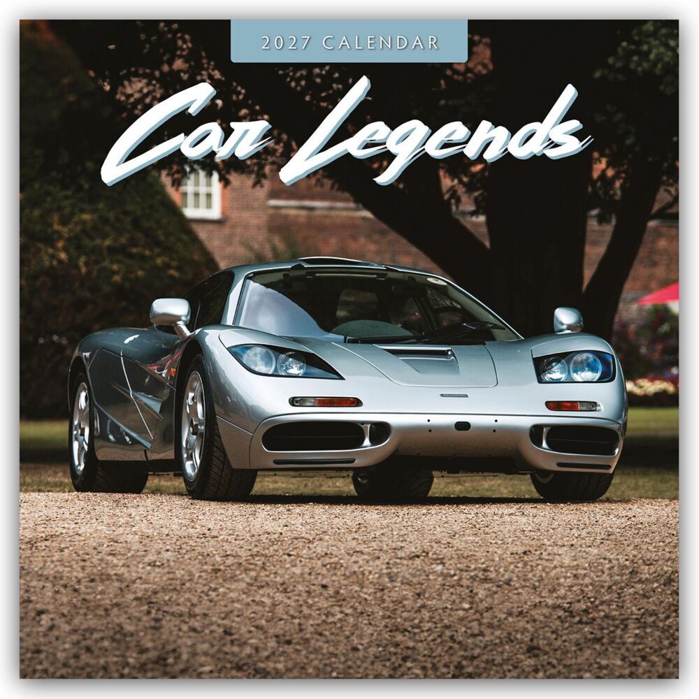 Car Legends - Legendäre Autos 2027 - 16-Monatskalender (Red Robin Publishing Ltd)