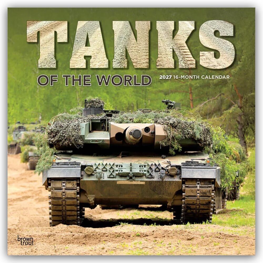 Tanks - Panzer 2027 - 16-Monatskalender (Browntrout Publishers Inc)