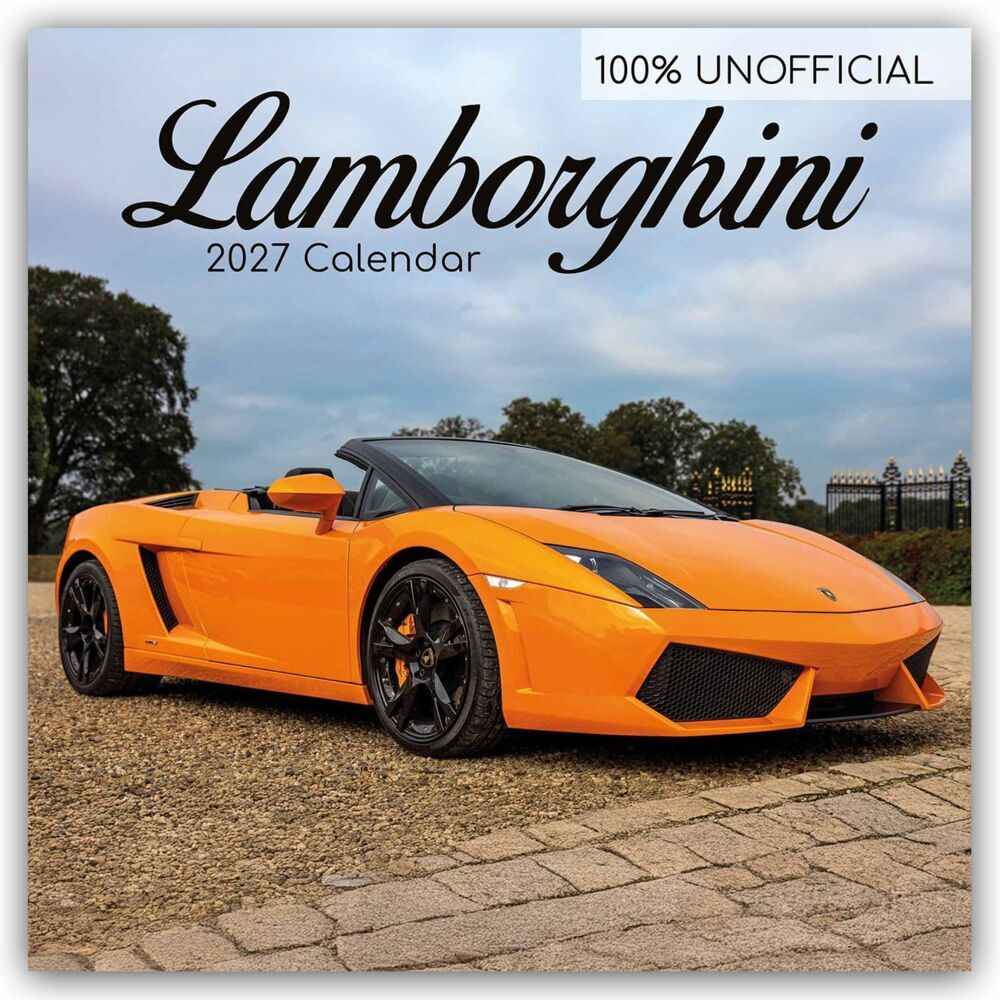 Lamborghini 2027 - 16-Monatskalender (The Gifted Stationery Co. Ltd)