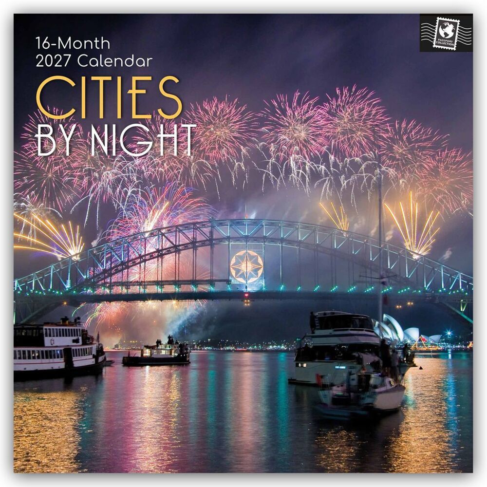 Cities by Night - Städte bei Nacht 2027 - 16-Monatskalender (Gifted Stationery Co. Ltd)