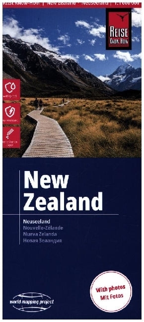 Reise Know-How Landkarte Neuseeland | New Zealand (1:1.000.000)