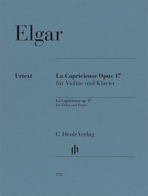Edward Elgar - La Capricieuse op. 17 für Violine und Klavier