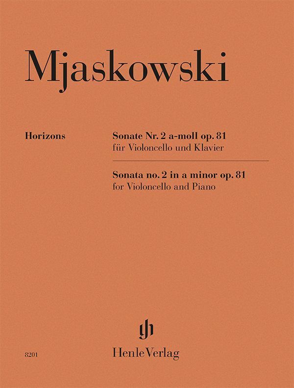 Nikolai Mjaskowski - Violoncellosonate Nr. 2 a-moll op. 81