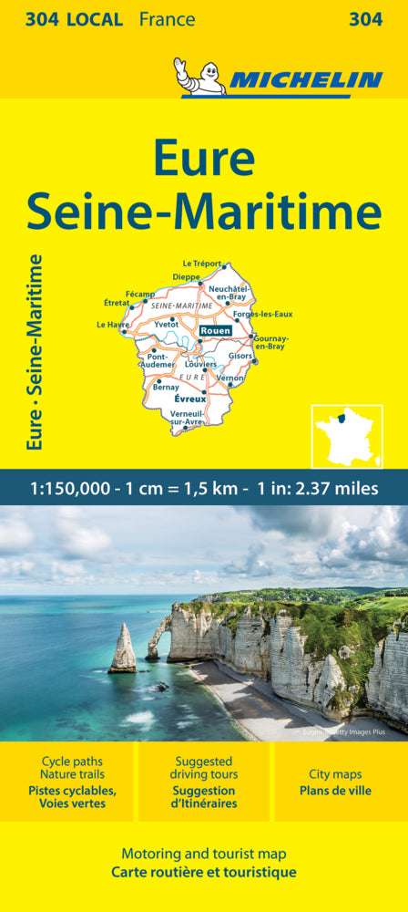 Eure Seine-Maritime - Michelin Local Map 304 (Michelin)