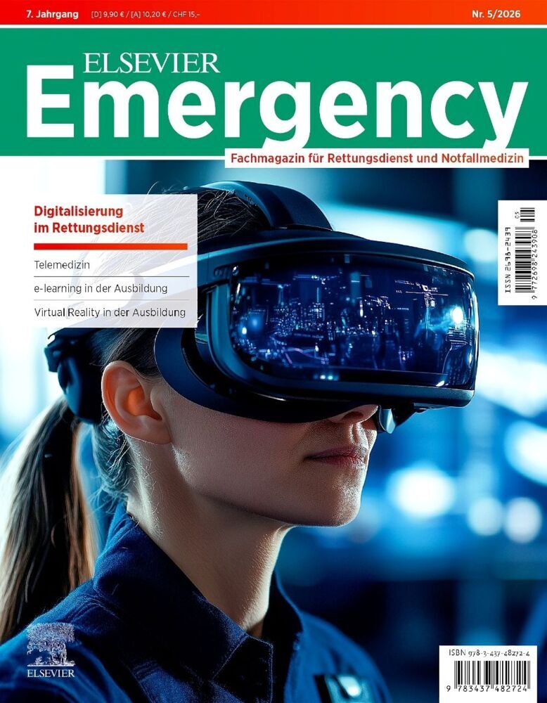 ELSEVIER Emergency. Digitalisierung im Rettungsdienst. 5/2026 (Claudia Schwarz)