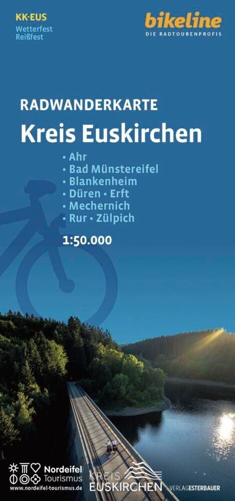 Radwanderkarte Kreis Euskirchen (Verlag Esterbauer Gmbh)