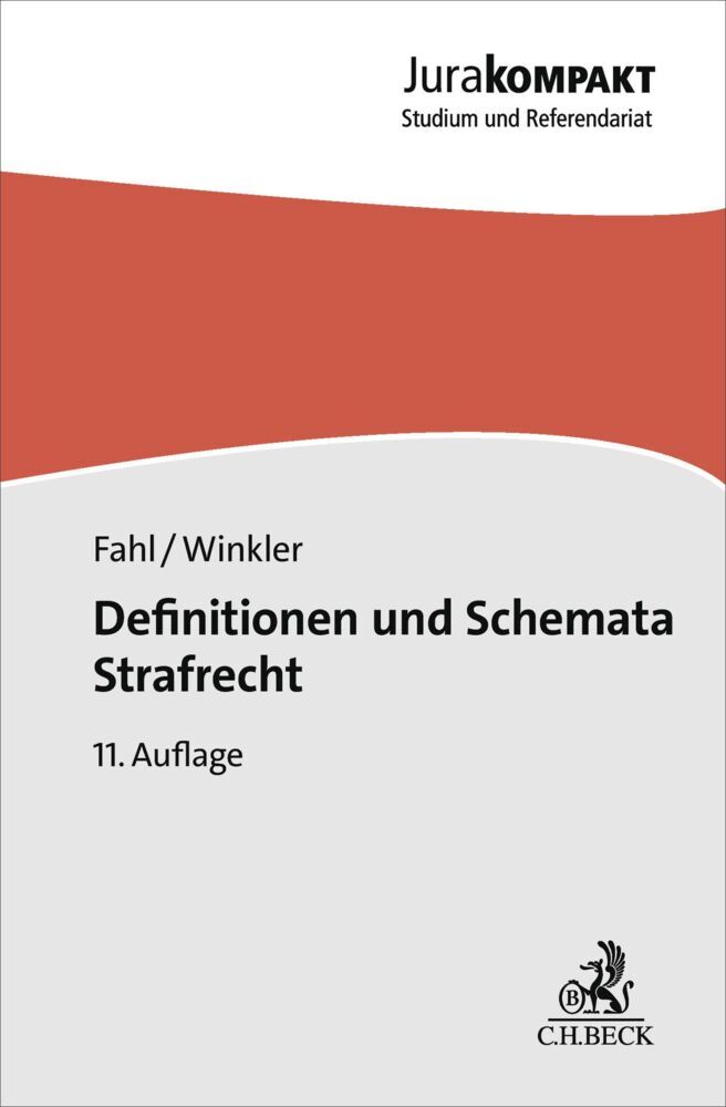 Definitionen und Schemata Strafrecht (Christian Fahl)