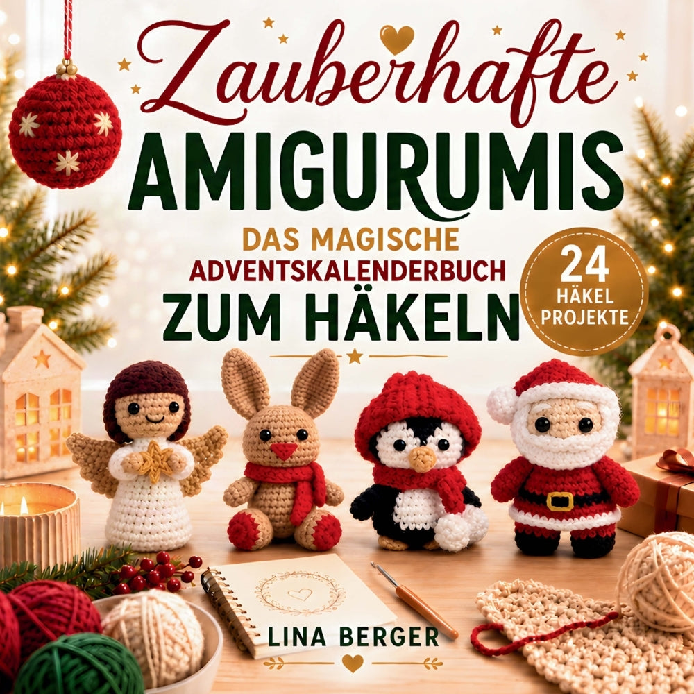 Zauberhafte Amigurumis - Das magische Adventskalender Buch zum Häkeln (Lina Berger)