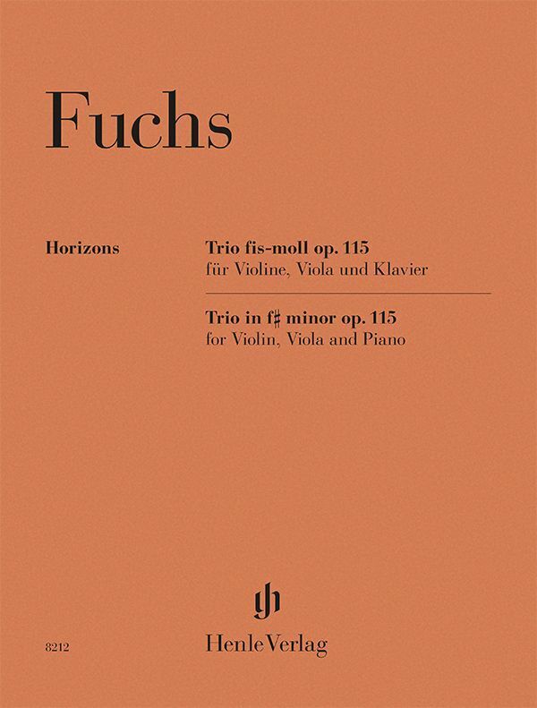 Robert Fuchs - Trio fis-moll op. 115 für Violine, Viola und Klavier