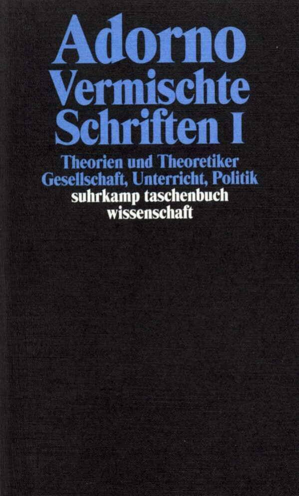 Gesammelte Schriften in 20 Bänden (Theodor W. Adorno)