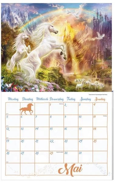 Fantasy Kalenderpaket 2025, 9-teilig