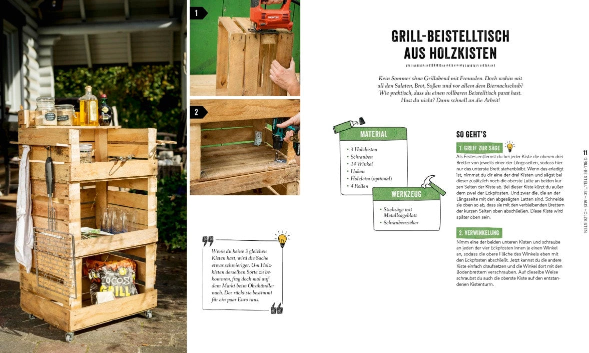 Hochbeet, Teich, Palettentisch - Projekte zum Selbermachen für Garten & Balkon