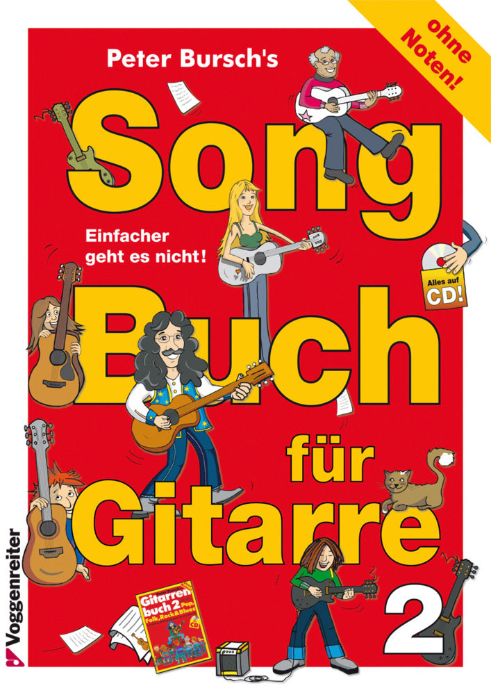 Peter Bursch's Songbuch für Gitarre, m. Audio-CD.Tl.2 (Peter Bursch)