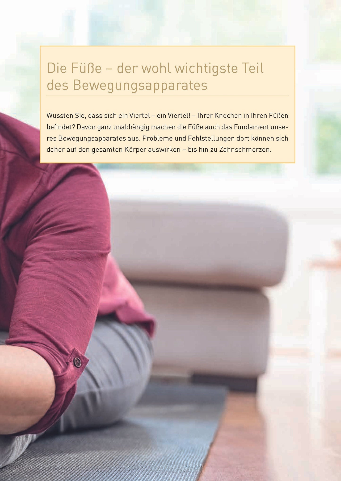 Schmerzfreie und gesunde Füsse