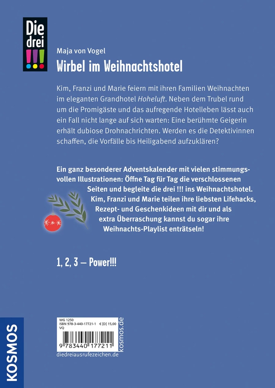 Die drei Ausrufezeichen / Die drei !!!, Wirbel im Weihnachtshotel