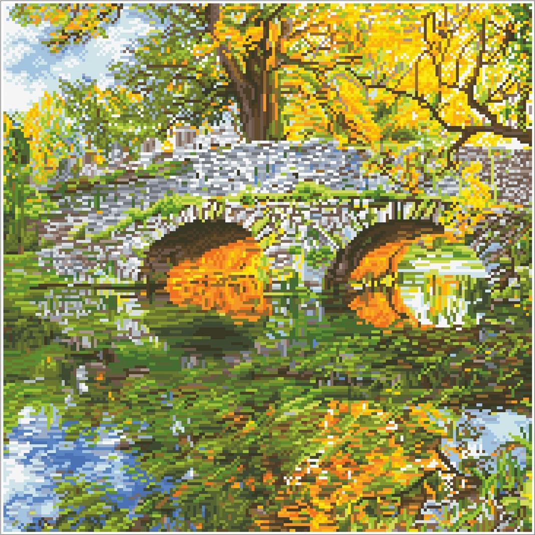 Diamond Dotz Diamond Painting Brücke