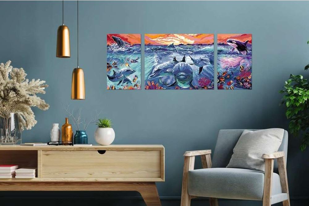 Ravensburger CreArt Dolphins at Sunset