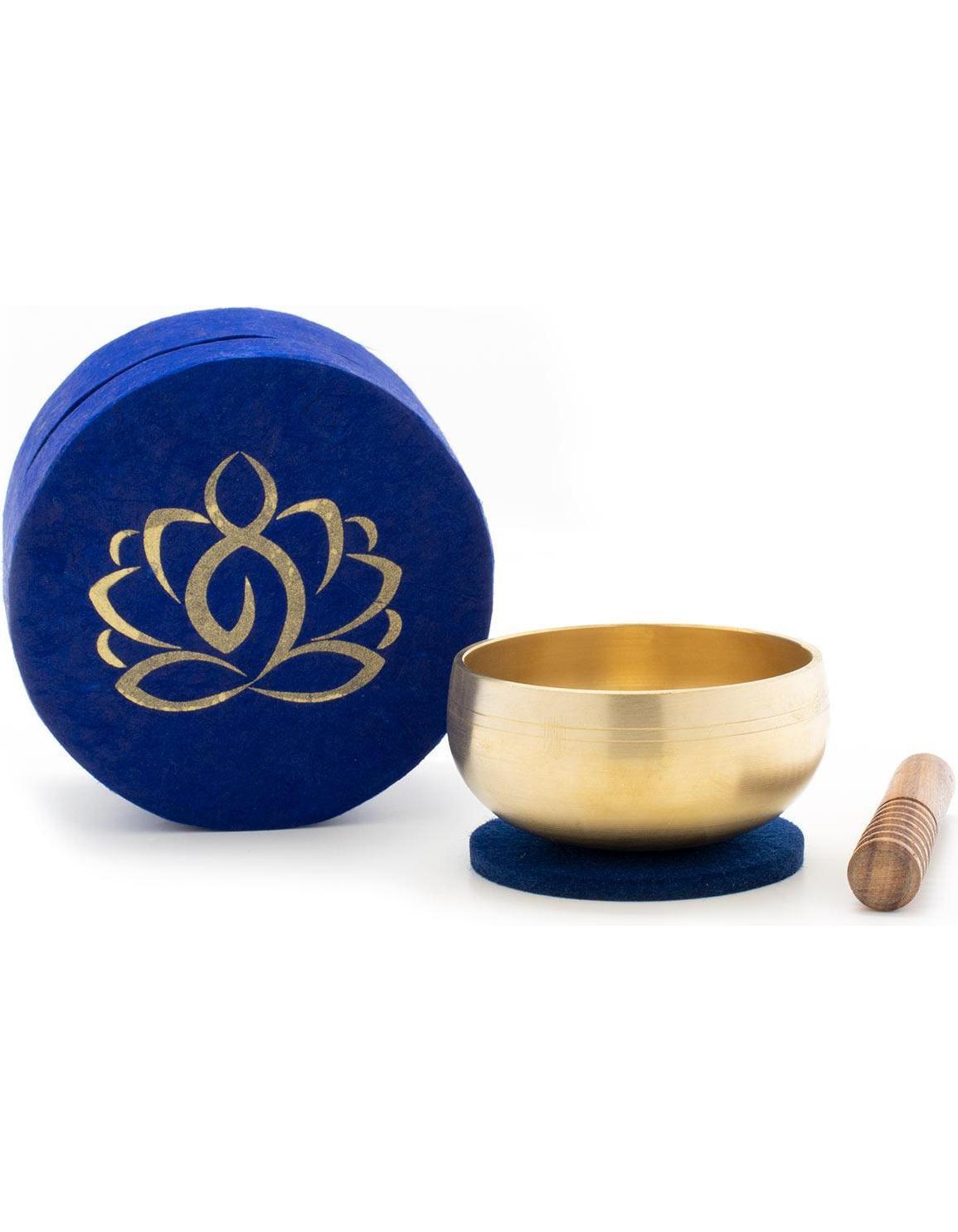 Klangschalen-Set in Box blau Meditation